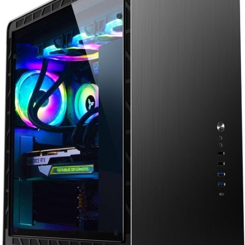 CASING EATX UMX6-G BLACK - EATX/ATX