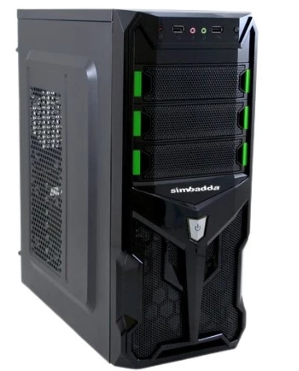 CASING PC CPU CASE SIMBADDA SIM V RANDOM
